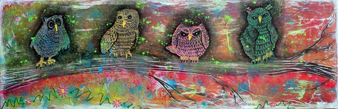 Owl Totem by Laura Barbosa - display